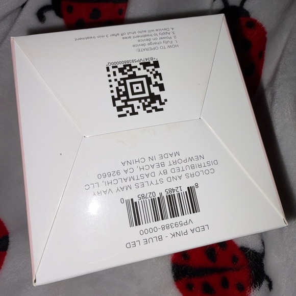 NIB VANITY PLANET Anti-Aging Leda Blue LED Sonic Facial Brush - "New" - Picture 7 of 8